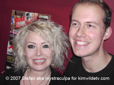 Kim Wilde TV Picture : with Stefan, Hamburg 2007